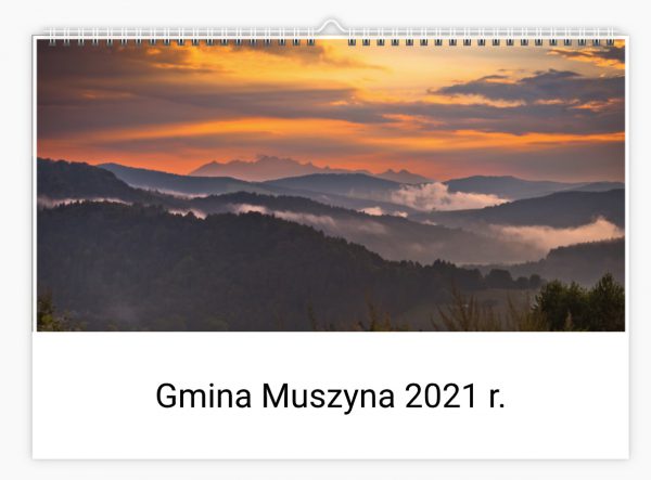 Fotokalendarz Gmina Muszyna 2021 r. A3 poziom