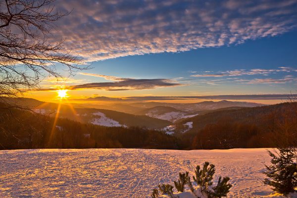 Fotoobraz – Bacówka nad Wierchomlą i okolice zimą #12948