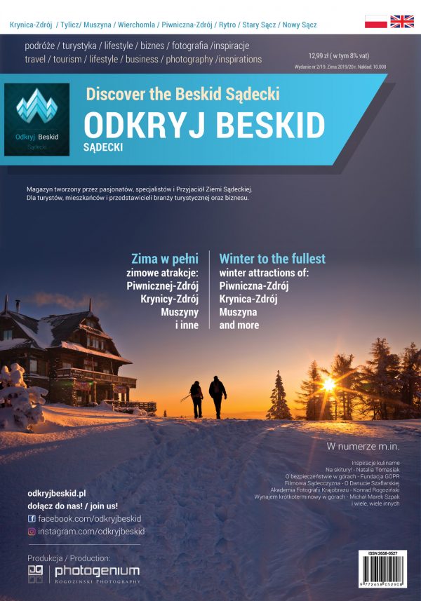 II wydanie magazynu Odkryj Beskid Sądecki – zima 2019/20 r.