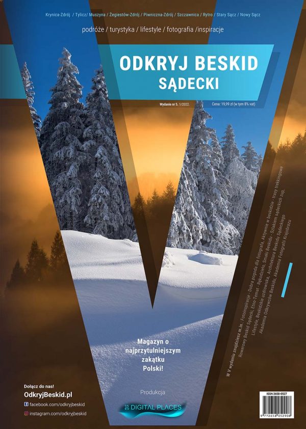 V wydanie magazynu Odkryj Beskid Sądecki – zima 2021/22 r.